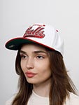 Бейсболка MITCHELL NESS арт. HHSS7289-CBUYYPPPWHIT Chicago Bulls NBA (красный / белый)